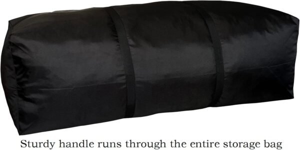 Extra Large Storage Duffle Bag for Travel, Black Oversized Giant Big Traveling Duffle Bag - Image 5