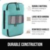 Gorilla Grip Packing Cubes Set, Space Saving Organizers for Suitcases and Luggage, Mesh Window Bags, Travel Essentials for Carry On Clothes, Shoes, Toiletry Accessories Cube with Zipper - Image 4