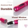 Travel Mini perfume Refillable Atomizer Container, Pocket Travel Size Cologne Sprayer, Perfume Scent Pump Case, Fragrance Empty spray bottle for Traveling and Outgoing 5ml - Image 4