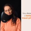 Vacay Travel Neck Pillow - Washable and Easy to Carry - Clip-on Carrying Bag Included