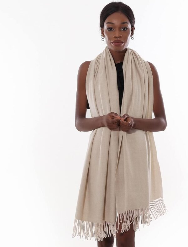 Womens Winter Scarf Pashmina Shawls and Wraps for Evening Dresses Warm Blanket Scarf for Wedding - Image 8