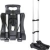 Sutekus Folding Hand Truck and Dolly 110-lbs Lightweight Portable Luggage Cart for School Travel Office Moving (Black)