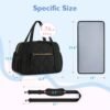 mommore Diaper Bag Tote, Large Baby Bag Expandable for 2 Kids/Twins, Lightweight Mommy Bag Quilted Tote Bag Travel Hospital - Image 5