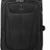 Travelpro Maxlite 5 Softside Expandable Carry on Luggage with 4 Spinner Wheels, Lightweight Suitcase, Men and Women, Black, Compact Carry on 20-Inch