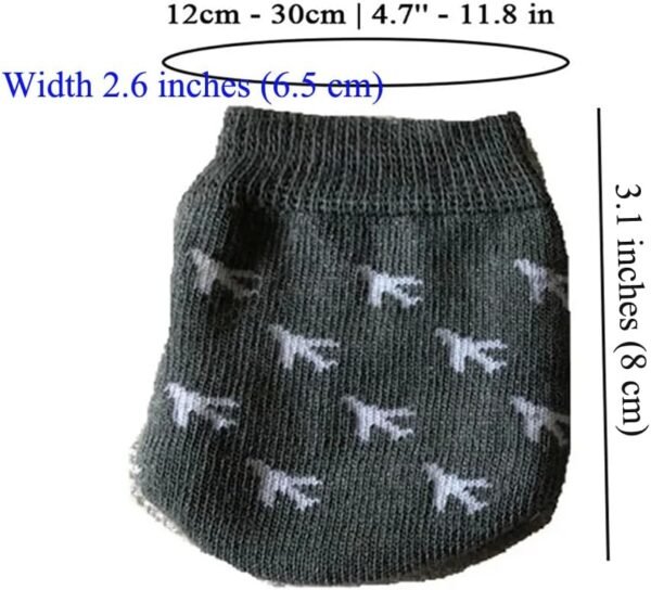 8 Pack Luggage Wheel Cover Socks Full Wrap Fabric Protector Universal Sleeve Case for Suitcase Prevents Floor Bed Dirt When Storing Travel Spinner Carry-on Bag - Image 8