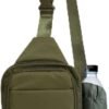 BUNSO Everyday Sling Bag, Multipurpose Crossbody, Best Sling Bag for Travel, Hiking for Men and Women