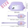 Birthday Gifts for 6 7 8 9 10 11 12 13 Year Old Girls,Fanny Pack Belt Bag Crossbody Bags for Women Girls Kids,Fashion Waist Packs Cute Teen Trendy Stuff Travel Essentials - Lavender E - Image 5