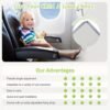 Toddler Airplane Bed, Lightweight Toddler Airplane Seat Extender Footrest Hammock, Kids Airplane Travel Essentials, Protable Travel Accessories Toddler Airplane Travel Bed(Thin) - Image 4