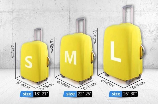 Bigcardesigns Fashion Spandex Travel Suitcase Protective Cover 18-22 Inch - Image 2