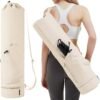 sportsnew Yoga Mat Bag with Water Bottle Pocket and Bottom Wet Pocket, Exercise Yoga Mat Carrier Multi-Functional Storage Bag, Patent pending