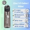 Scented Water Bottle, Water Bottle with Flavor Pods, Water Bottle for School Kids, Black Water Bottle (Black - 1 bottle (20 oz/650 ml) + 3 pods in random flavors) - Image 7
