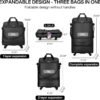 Hanke Suitcases with Wheels Expandable Foldable Luggage Bag Suitcase Collapsible Rolling Travel Bag Duffel Bag for Men Women Lightweight Suitcases without Telescoping Handle - Image 2