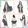 EINSKEY Pashmina Shawls Wraps, 2-Pack Womens Large Scarf Winter Warm Blanket Cashmere Feel Wool Blend Tassel Scarves - Image 4