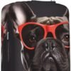 Kururi French Bulldog Print Suitcase Cover Personalized Travel Luggage Cover Trolley Case Cover Travel Luggage Protector Cover Suitable For Travel Business Trip Small - Image 3