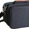 Umami Insulated Lunch Box Bag Women & Men w/Water Bottle Pocket w/Adjustable Shoulder Strap, Perfect-Size, Great for Work and Travel (Navy Blue)