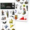 Nightmare Before Christmas Sleepover Set for Girls - Bundle with 45 x 60 Inch Jack Skellington Fleece Blanket, Travel Bag, Stickers, More | Nightmare Before Christmas Bedroom Decor for Kids, Toddlers - Image 4