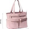 ESVAN Weekender Bag Carry On Bag Overnight Tote Travel Duffle with 13 Pockets for Travel,Work，Gym,Beach,Teacher,Nurse - Image 3