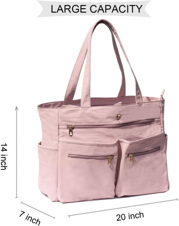 ESVAN Weekender Bag Carry On Bag Overnight Tote Travel Duffle with 13 Pockets for Travel,Work，Gym,Beach,Teacher,Nurse - Image 3