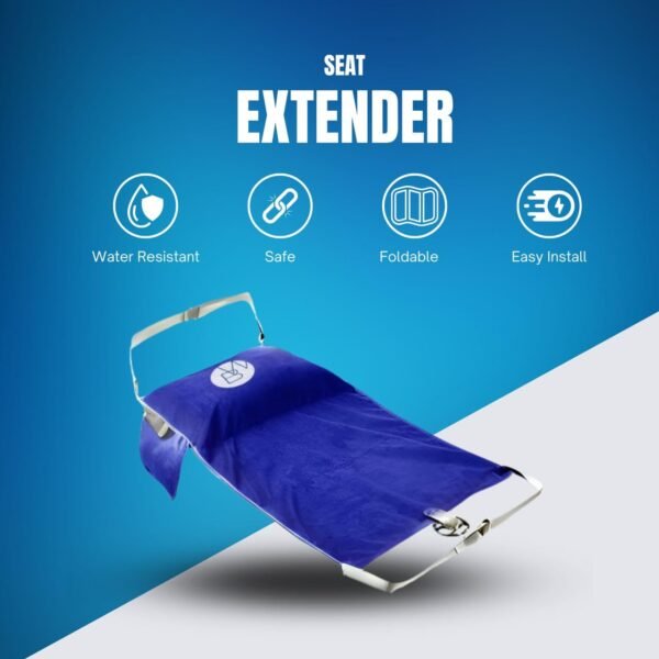 Toddler Airplane Bed, Kids Airplane Seat Extender Travel Bed, Kids Airplane Travel Essentials, Airplane Must Have for Toddlers, Baby Portable Plane Bed Foot Rest for Flights - Image 2