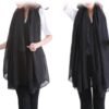 Women Summer Scarfs Large Long Lightweight Linen Beach Gauze Shawl Wrap 75”×43” - Image 2