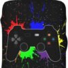 Hipster Game Controller Luggage Suitcase Covers Elastic Washable Game Joystick Luggage Protector Travel Suitcase Protective Cover For Kid And Adult, L (Fit 25-29 Inch Luggage)