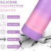 Mininoo Kids Water Bottle for School, 16oz Stainless Steel Insulated Water Bottle Kids with Straw Lid for Girls, Boys (Purple/Pink) - Image 3