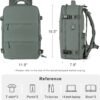 coofay Travel Backpack For Women Men Airline Approved Carry On Backpack Flight Approved Waterproof Sports Luggage Backpack Casual Daypack Small Hiking Backpack - Image 2