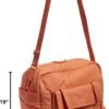 Vera Bradley Women's Cotton Utility Travel Bag, Orange Bell Pepper - Recycled Cotton, One Size - Image 8