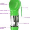 Guardians Dog Water Bottle, Portable Pet Travel Water Bottle Bowl Dispenser with Drinking Feeder Bowl Poop Bag for Dogs Small Pets Walking, Traveling, Hiking (Green) - Image 4