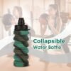 Collapsible Water Bottle for Adults, Boys, Students, Kids, Reusable Silicone Foldable Water Bottles for Travel Camping Hiking, Portable Sports Water Bottle, Camouflage - Image 4