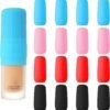 Lusofie 16Pcs Silicone Travel Sleeves For Toiletries Reusable Bottle Covers For Travel Leak Proof Travel Bottles Toiletry Sleeves For Leak Proofing Travel Essentials For Women Travel Accessories