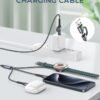 Travel Essentials 3 in 2 for Apple Watch Charger USB C Cable iPhone iWatch Charger Multi Charging Cable Compatible with Apple Watch Series 9/8/7/6/SE2/5/4/3/2 Ultra iPhone 15/14/13/Galaxy S23-4FT - Image 2