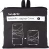 Samsonite Printed Luggage Cover, Black, Large - Image 2
