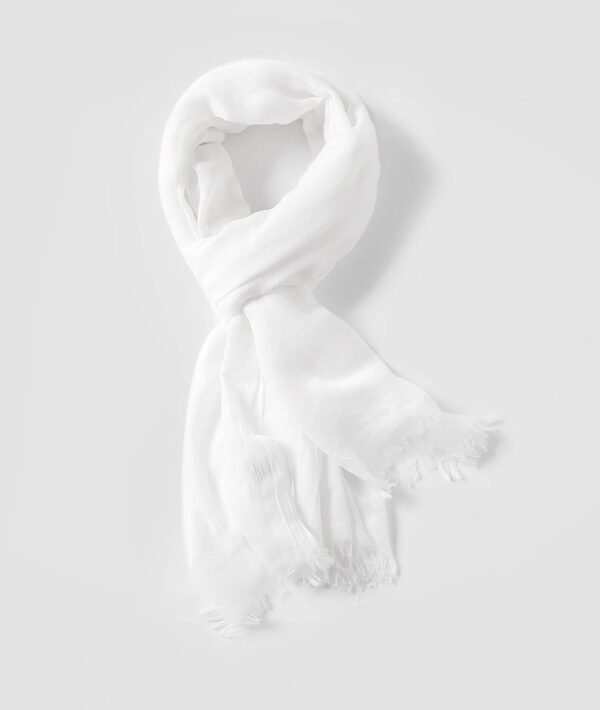 Jeelow Cotton Feel Scarf Shawl Wrap Soft Lightweight Scarves And Wraps For Men Women - Image 2