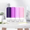 Redfly Travel Bottles for Toiletries, 3oz Tsa Approved Travel Size Containers, BPA Free Leak Proof Travel Containers for Toiletries, Refillable Travel Accessories for Shampoo Conditioner Purple - Image 7