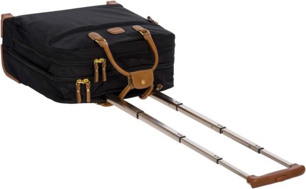 Bric's X-Bag/X-Travel 2.0 - Pilot Bag - Rolling Carry On Luggage - Business - 14 x 15.5-Inch Luggage Laptop Bag, Black - Image 5