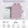 Travel Backpack, Carry On Backpack, Personal Item Bag for Airlines, Lightweight Casual Work College Gym Hiking Daypack Weekender bag, Laptop Backpack, Light Purple - Image 4