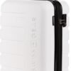 SwissGear 7366 Hardside Expandable Luggage with Spinner Wheels, White, Carry-On 19-Inch
