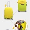 JEOCODY Travel Luggage Cover Cherry Blossom Washable Spandex Travevl Luggage Protector Baggage Suitcase Cover Apply to 18-32 Inch Travel Suitcase - Image 5