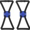 Adjustable Luggage Straps for Suitcases Add a Bag High Elastic Travel Bag Bungees Connecting Carry On Bag TSA Approved (2 Pack Blue)