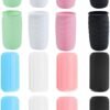 Silicone bottle caps essential Bottle Covers for man and woman travel toiletries, essential cruise items, luggage accessories, travel essentials, leak proof elastic sleeves-16Pcs