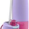Ello Kids Colby 12oz Stainless Steel Insulated Water Bottle with Straw and Built-In Silicone Coaster Carrying Handle and Leak-Proof Locking Lid for School Backpack, Lunchbox, and Outdoor Sports - Image 7