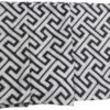 Shop Infinity Scarf with Zipper Pocket - Travel Scarf with Hidden Pockets for Women - Greek Key Pattern Scarves - Image 6