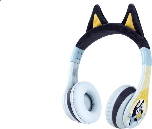 eKids Bluey Bluetooth Headphones for Kids, Wireless Headphones with Microphone includes Aux Cord, Volume Reduced Kids Foldable Headphones for School, Home, or Travel - Image 2