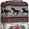 Travel Luggage Cover Horse Stripes Pattern Suitcase Covers for Luggage Fashion Suitcase Protector Fits 18-32" Luggage, Black, M, Luggage Set - Image 4