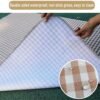 Extra Large Picnic Blanket Beach Blankets, Outdoor Foldable Waterproof Sand Mat for Beach Camping Hiking Travel Family Concerts Grass Park Music Festival Lawn Mats (Brown, 80x80inch) - Image 4