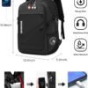 Large Travel Backpack Waterproof Laptop Bag Airline Approved Business Office Work Computer Casual Daypacks TSA Lock Anti-Theft Bookbag with USB Port Fit 17.3 inch Laptops for Men Women - Image 5