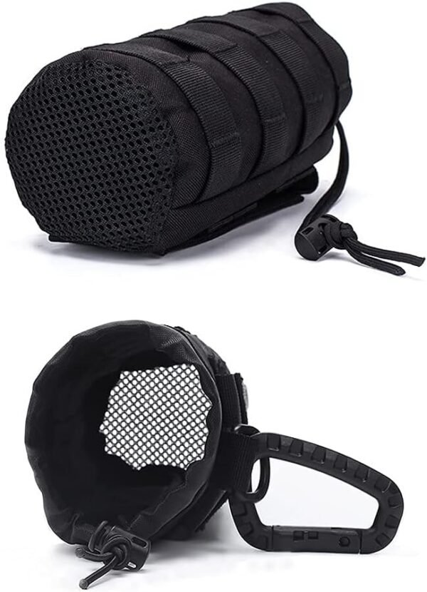 Molle Water Bottle Holder, Professional Tactical Water Bottle Pouch Bag, Military Hydration Carrier for Travel, Hiking, Cycling, Camping with D-Ring Hook. - Image 7