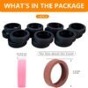 Luggage Wheel Covers for Suitcase,14 Pack Luggage Wheel Protector Covers for most 8-spinner Wheels Carry on Luggage - Image 5