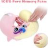 Kids Travel Pillow, Unicorn Kids Neck Pillow for Traveling with Eye Mask, Toddler Travel Essentials for Road Trip Airplane Flight Car Seat, Cute Cartoon Headrest Memory Foam Pillow Gift for Girl Boy - Image 5